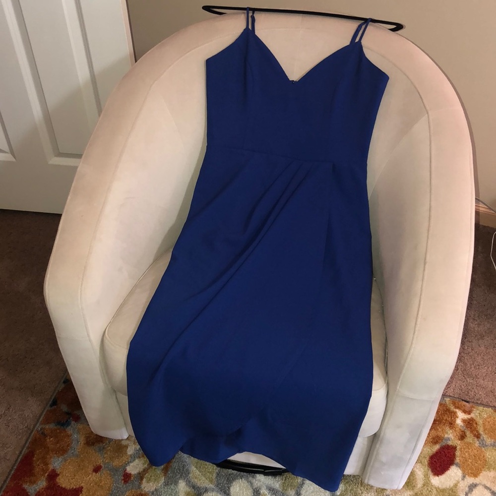 NWT Shilla Sublime Midi Dress Blue M - Picture 2 of 8